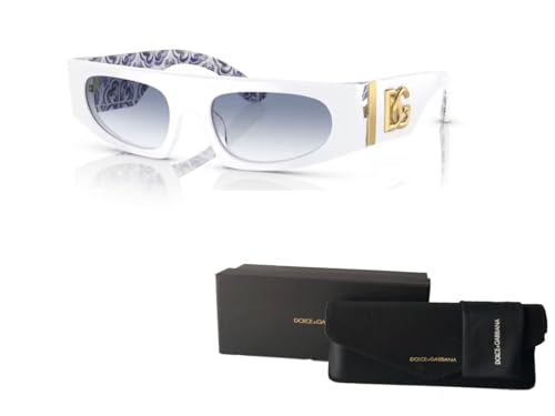 Dolce & Gabbana DG4411 Rectangular Sunglasses for Women + BUNDLE With Designer iWear Eyewear Kit3