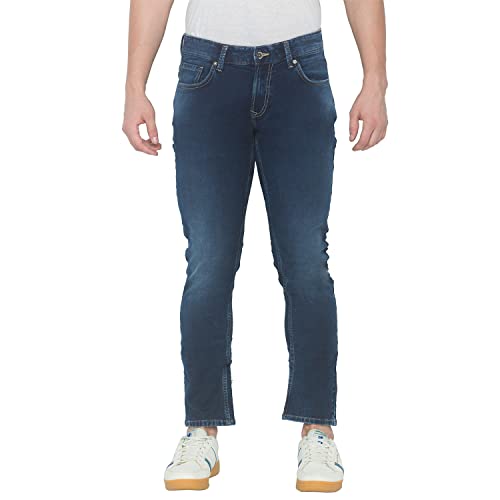 Image of Spykar Men's Slim Fit Low Rise Casual Jeans