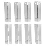 VICASKY 8Stücke Grill Wärmeplatten BBQ Platten Für Gasgrills Ofenisolierbretter Zur Vermeidung Von Gleichmäßige Wärmeverteilung Langlebig Und Vielseitig