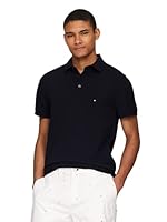Tommy Hilfiger Men's Stretch Slim Fit Polo, Desert Sky, Medium