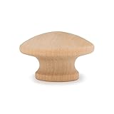 Fertig zum Bemalen und Beizen – Wir haben diese runden Holzknäufe unlackiert lassen, damit Sie die Farbe wählen können. Kreieren Sie Akzente für Schrank- und Schrankgriffe, um Ihre Küche zu verschönern. Oder beizen Sie sie, um die schöne Hirnholzstruktur hervorzuheben. Oder malen Sie die Griffe passend zu jedem Holzprojekt. Sie können sie sogar sprühen für ein lustiges, handwerkliches Projekt