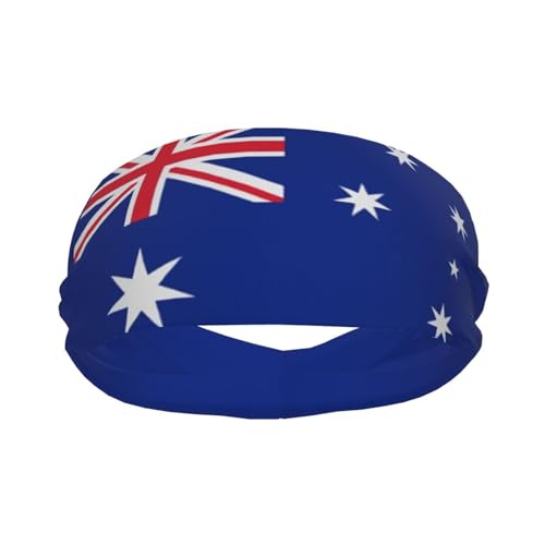 Image of Cute Flag Headbands Women Men Flag Sweatband Sports Headband for Running, Cycling, Yoga Gym, Working Out