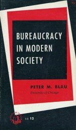 Bueaucracy in Modern Society (Studies in Sociol... B000FZH7UG Book Cover