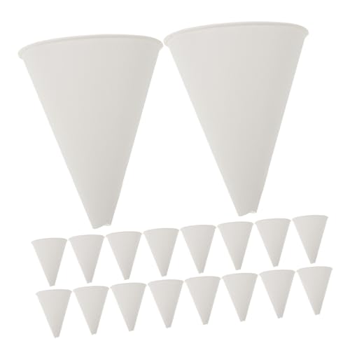 Entonnoirs papier jetables pour huile moteur et cuisine, lot de 40 pièces flexibles