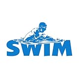 Calcomanía de pared para nadar, piscina, arte para el hogar, pegatina de...