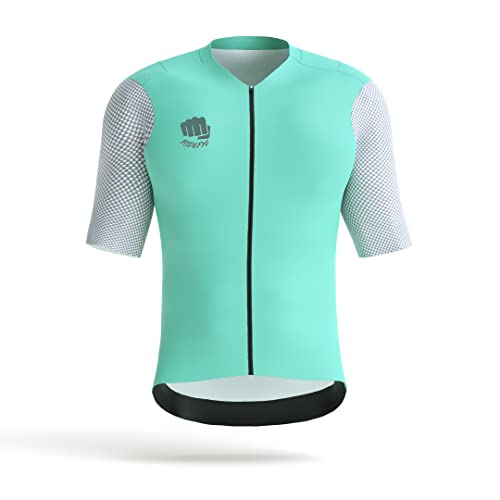 Ridefyl Maillot Verano Mahora Camiseta, Menta, Grande Unisex Adulto Cover