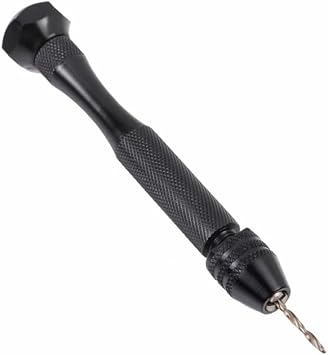 Spelt Mini Manual Manual Manual Dial Hand Drill Fine Drill Pen Drill Black