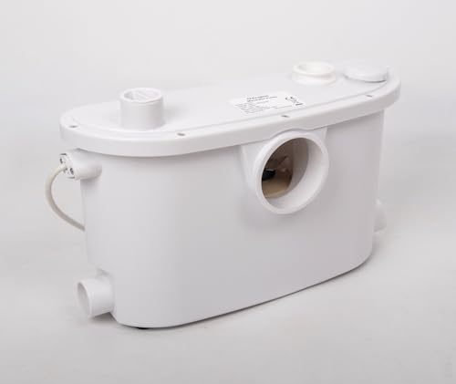 Slim 400W 4 Inlets Sewerage Pump Macerator Toilet Waste Water Pump for Toilet Sink Basin Shower Bathtub