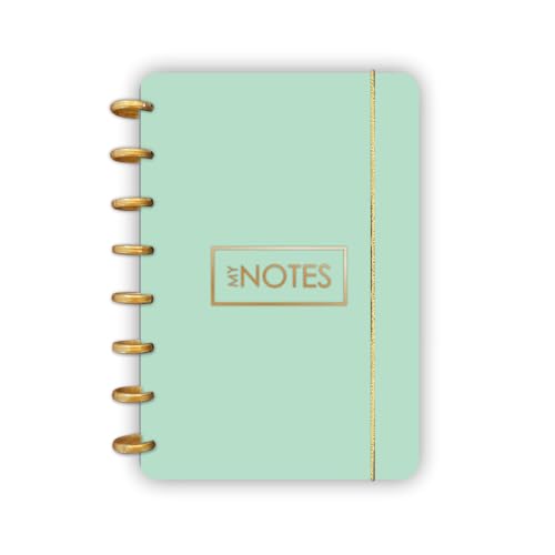 Caderno de Discos Pequeno 14,5x21,3cm Verde cod. 3363 com 80 folhas - abyaragraf
