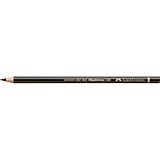 A prueba de manchas Faber Castell Polychromos - Lápices de colores (6 unidades), color negro