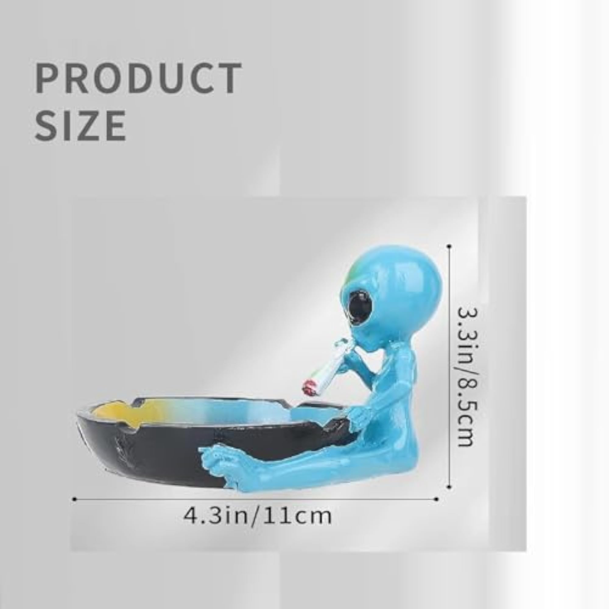 3D Alien Smoking Cigar Ashtray
