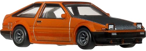 Image of Hot Wheels Car Culture Premium 1:64 Scale Die-Cast Toyota AE86 Sprinter Trueno with Real Riders Tires & Metal /Metal Body & Chassis, Japan Historics 5