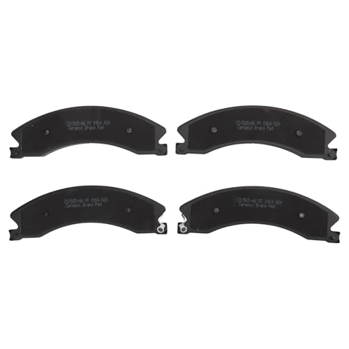 TRQ Front and Rear Ceramic Brake Pad Set Includes Contact Point Grease and Hardware Compatible with 09-20 Chevrolet Express 3500 Van DRW 09-20 GMC Savana 3500 Van DRW 16-19 Chevrolet Suburban 3500 HD by TRQ - Image 5