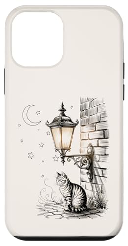 Cute Cat Lover Pet Lovers Stars Moon Kitten �X�}�z�P�[�X iPhone 12 mini �p