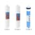 Vertex PWC Reverse Osmosis Water Filter Replacement Kit 3-stage Filters - 50 GPD RO Membrane Cartridge for Under Sink Drinking Water System
