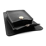 GRABLOOM Stylish Motorcycle PU Leather Fuel Tank Panel Bag Pad Cover Pouch Waterproof Accessories Motorc