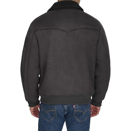 Levi's Men's Faux Shearling Western Bomber Jacket4