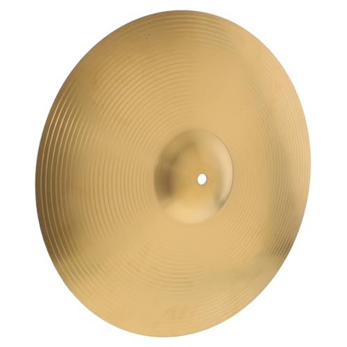 Cymbales pour batterie en laiton or idéales pour s'entraîner à la maison