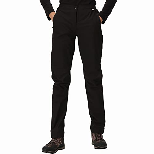 Regatta Damen Regatta Women's Highton Waterproof Overtrousers Überhose, Black,