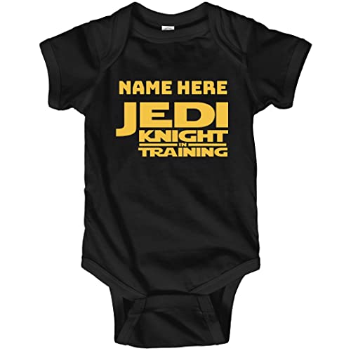 Image of Jedi Knight in Training Custom Name: Infant Bodysuit