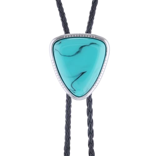 Image of Btilasif Bolo Tie for Women, Scorpion Bolo Tie Vintage Western Cowboy Stone Leather Neckties, Cowboy Gifts for Men