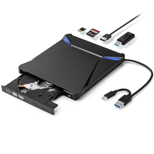 Unidad externa DVD/CD USB 3.0 Tipo C para Laptop miniatura 1