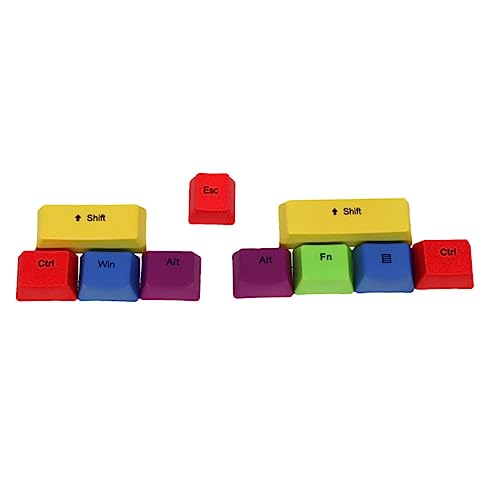 1set Keycap Meccanici Colorati Per Tastiera Decorazione Personalizzabile Facile Da Installare e Resistente Compatibile Con Tastiere Standard