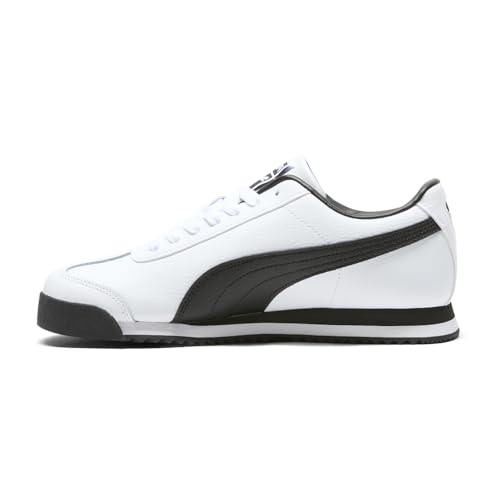 PUMA Women's Roma, 24-Standard White Black Team Gold, 9.53