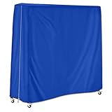 HALOKETI Funda para Mesa de Ping-Pong，Oxford，Impermeable，Anti-UV，contra el Polvo，Protección Integral，Mesa de Tenis de Mesa (Azul Oscuro