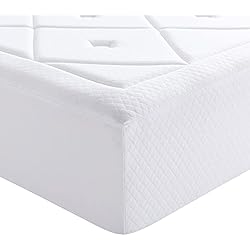 Colchónes Aspol Amazon Amazon Basics - Colchón Superb Memory foam, Blanco, 160 x 190 x 25 cm