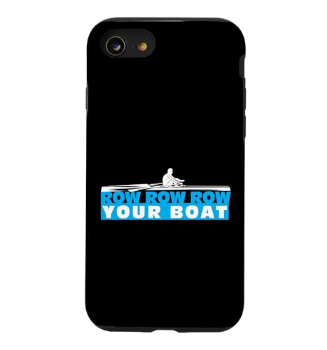 Row Row Your Boat Crew Team �}�b�`���O �{�[�g �{�[�g �I�[�� �X�}�z�P�[�X iPhone SE (2020) / 7 / 8 �p