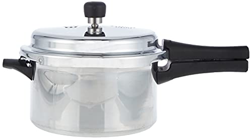 Image of Prestige Popular Aluminium Outer Lid Pressure Cooker, 4 Litres, Silver