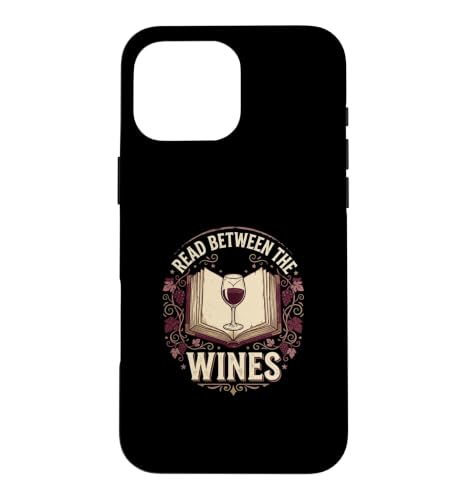 Read Between The Wines Book Club ���C�����D�� �{�[�z�[���[�_�[ �X�}�z�P�[�X iPhone 16 Pro Max �p