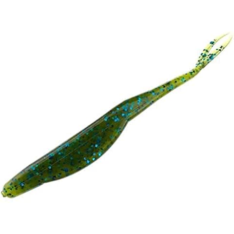 Zoom Bait Super Fluke, 5 1/4in. (10 Pack) Blue Watermelon 023103-SP Cover