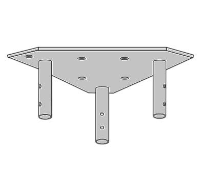 Rohn 55Ss050 55G Series 50' Self Supporting Tower Kit, No Ice #TOP5