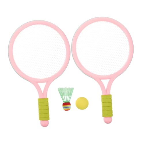 Toyvian Badminton per Ragazzo Ragazza Giocattoli Sportivi Portatili Racchetta da Esterno Set di Attrezzatura per Allenamento Gioco di Badminton per Ragazzo Ragazza all Aria Aperta