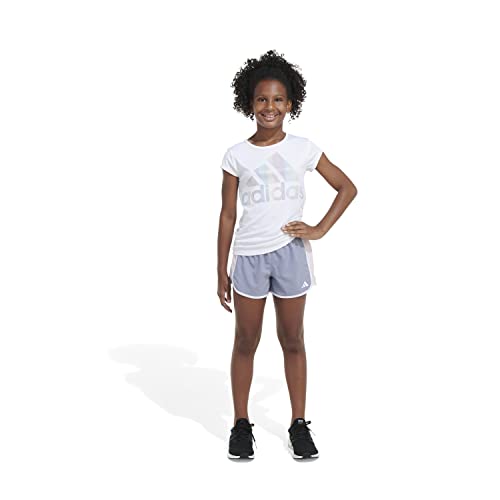 adidas Girls' Color Block Woven Pacer Shorts3