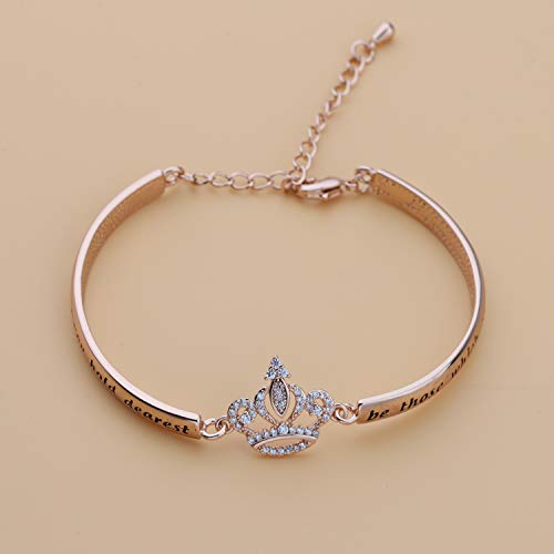 LQRI Quinceanera Gift Sweet 15 Gift Princess Crown Bracelet May the Dreams You Hold Dearest Be Those 15th Birthday Gift3
