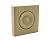 3/4" x 3 1/2" x 3 1/2" Poplar (Paint Grade) Rosette Bullseye Plinth Blocks, Hardwood (10)