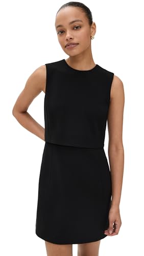 Theory Women's Sculpted Layer Dress, Black, 14