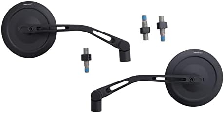 HIGHSIDER Ferrara 2-XL Motorrad Spiegel - Perlgestrahlt Schwarz Seidenmatt