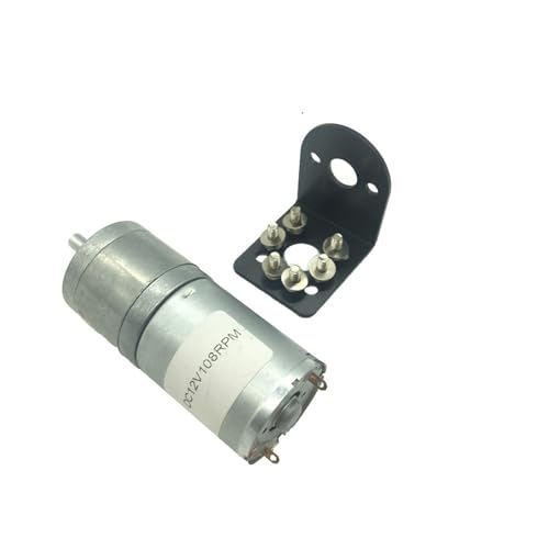 Moteur de réduction à courant continu JGA25-370 de haute précision 12V 17 tr/min robuste