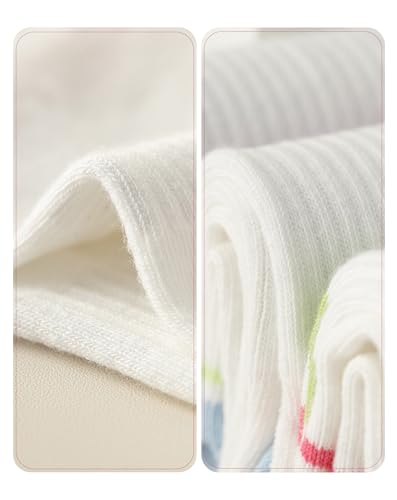 Yawlsow Pilates Grip Socks for Women Yoga Grippy Striped Color-block Non Slip Socks Sticky Barre Workout Sock with Grippers3