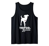 Trépied Squad, amputé jambe avant gauche, chien à trois pattes Débardeur