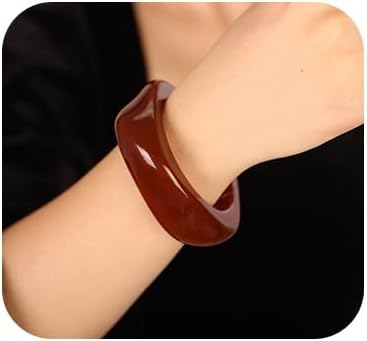 JWICOS Resin Bangle Bracelet for Women Acrylic Cute Chunky Bracelet for Women Exaggerated Irregular Acrylic Resin Wristband Bracelet Bangle