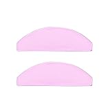 1 Paire de Kit Lift de Cils Coréen, Tampons Réutilisables pour Adoucissement et Permanente des Cils en Salon, Maquillage Coréen (Rose)