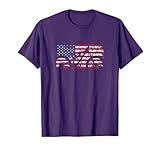 Mountain Bike American Flag Shirt - MTB USA Flag T-Shirt T-Shirt for Women Kids Men