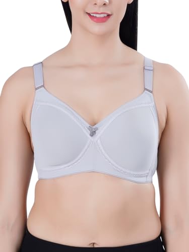 Image of Womens Seamless Padded Bra | Non Wired | Detachable Straps | Everyday Comfort | Full Coverage