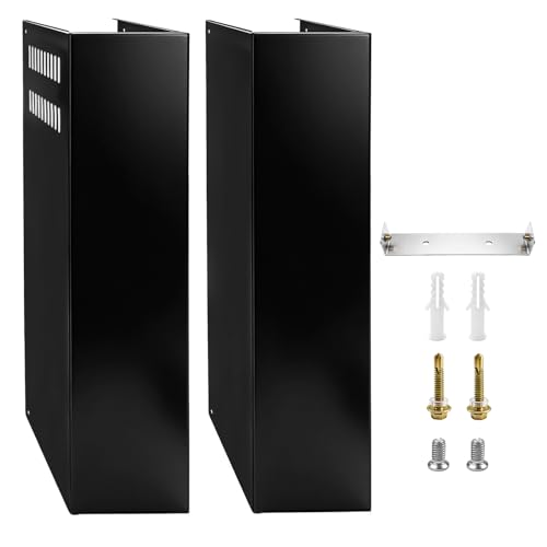 Range Hood Chimney Extension, Retractable Vent Duct Cover 31.5"-63", Wall
