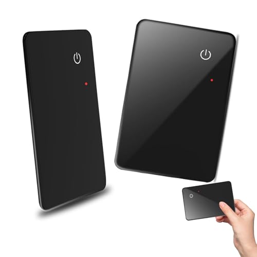 Spotminders Tracking Card, 2025 Upgrade Slimmest Smartcard Wallet Tracker Card, Wireless Rechargeable Smartcard Thin Wallet Finder, IPX5 Waterproof GPS Item Finder for Luggage, Purse, Passport (2pcs)